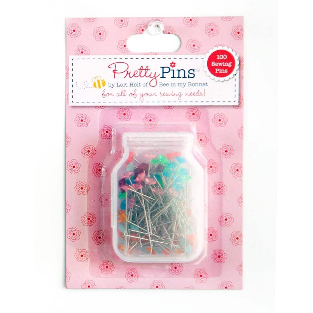 Lori Holt Sewing Pretty Pins™ - 100 pcs | Riley Blake Designs #ST-8515 -ST-8515 - Justin Fabric!