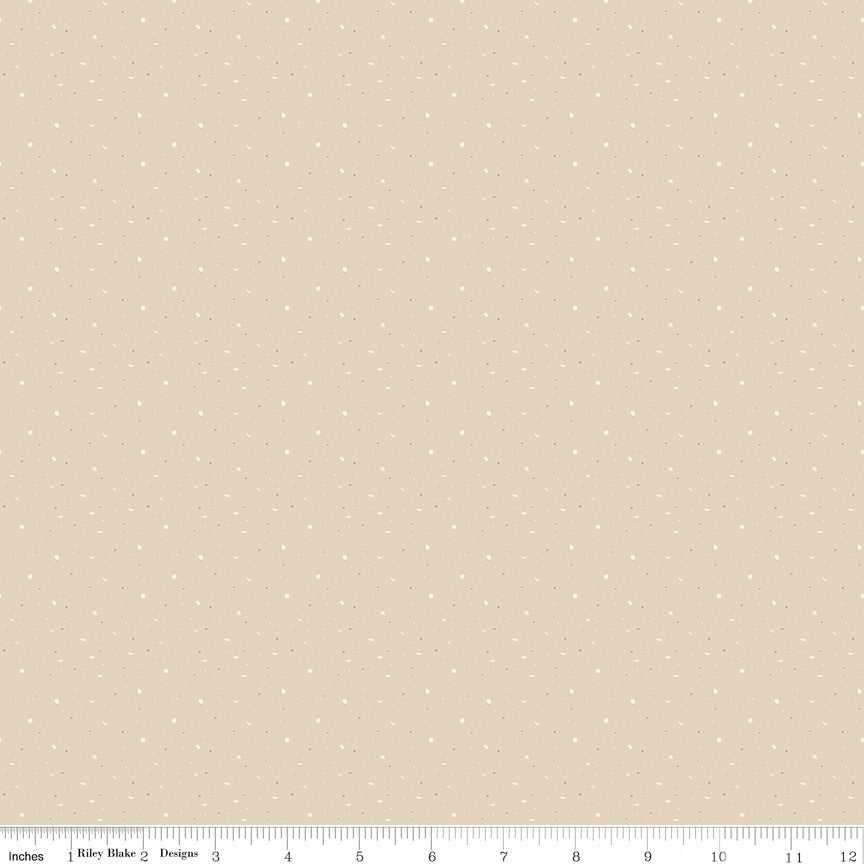 Silent Night Desert Sand by Jennifer Long for Riley Blake Designs -C13574-SAND-1 - Justin Fabric!