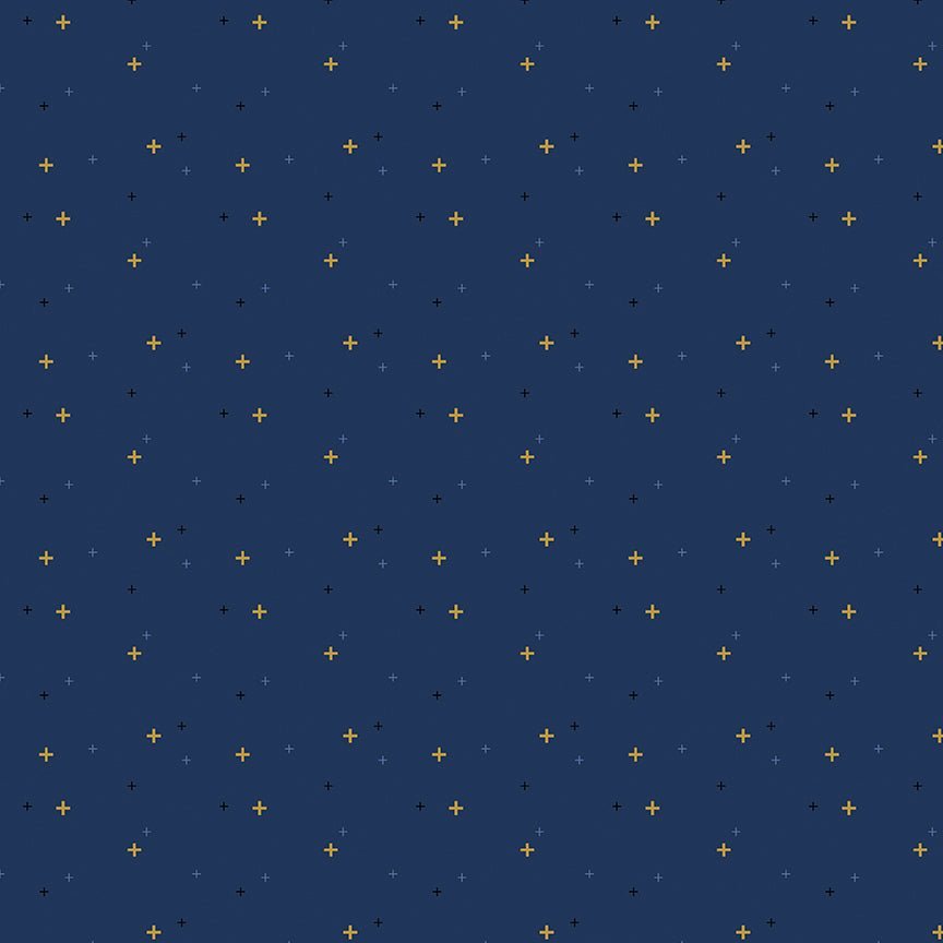 Sparkler Metallic Navy Sparkle Yardage Melissa Mortensen | SKU: SC650-NAVY -SC650-NAVY - Justin Fabric!