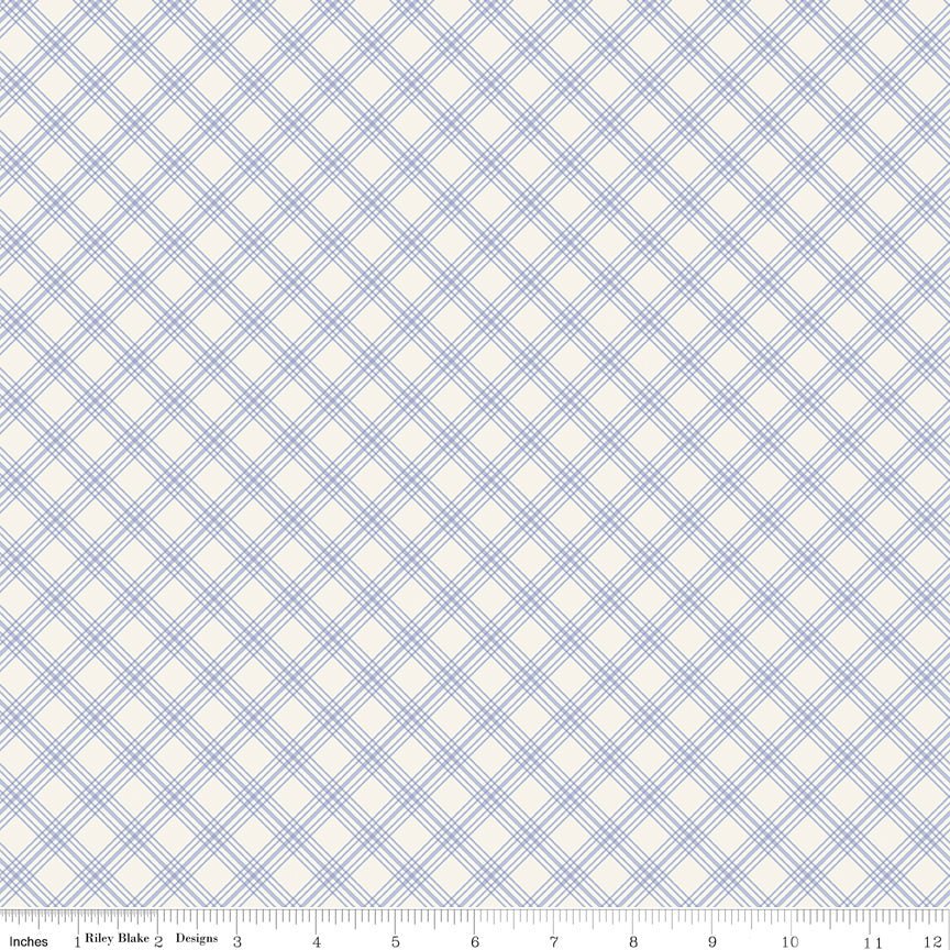 Springtime Plaid Lilac Yardage | SKU: C12815-LILAC -C12815-LILAC - Justin Fabric!