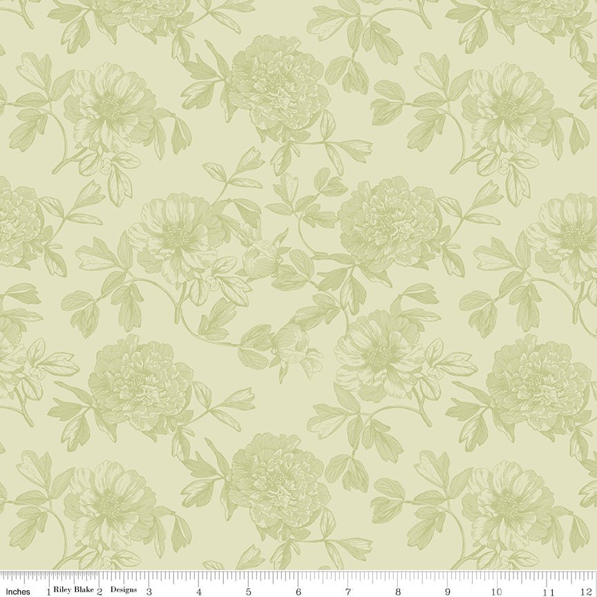 Springtime Tonal Fern Yardage | SKU: C12814-FERN -C12814-FERN - Justin Fabric!