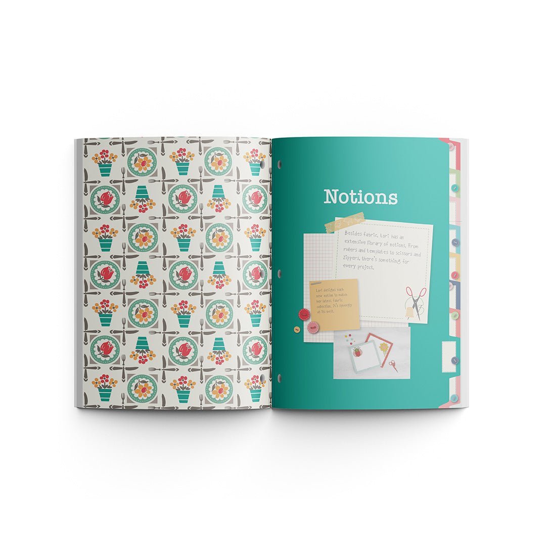 The World of Lori Holt -P120-WORLDOFLH - Justin Fabric!