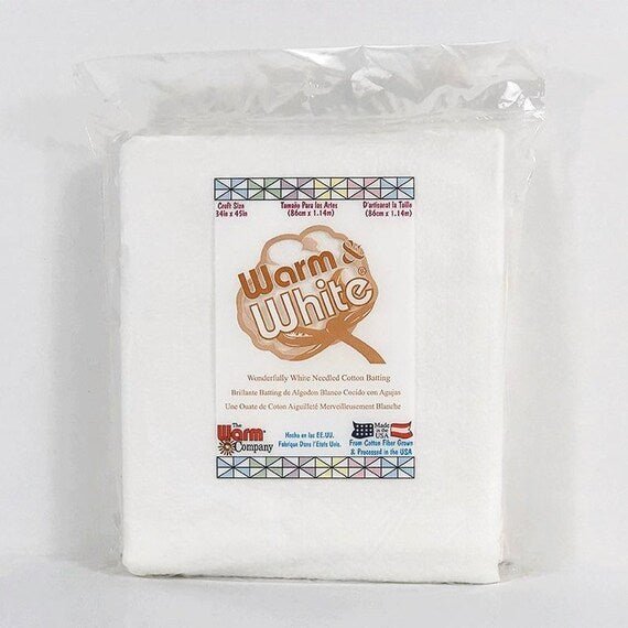 Warm & White 34x45 Craft Size - Justin Fabric!