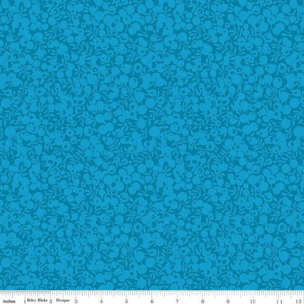 Wiltshire Shadow Turquoise Yardage by Liberty Fabrics London | SKU: 01666545A -01666545A - Justin Fabric!