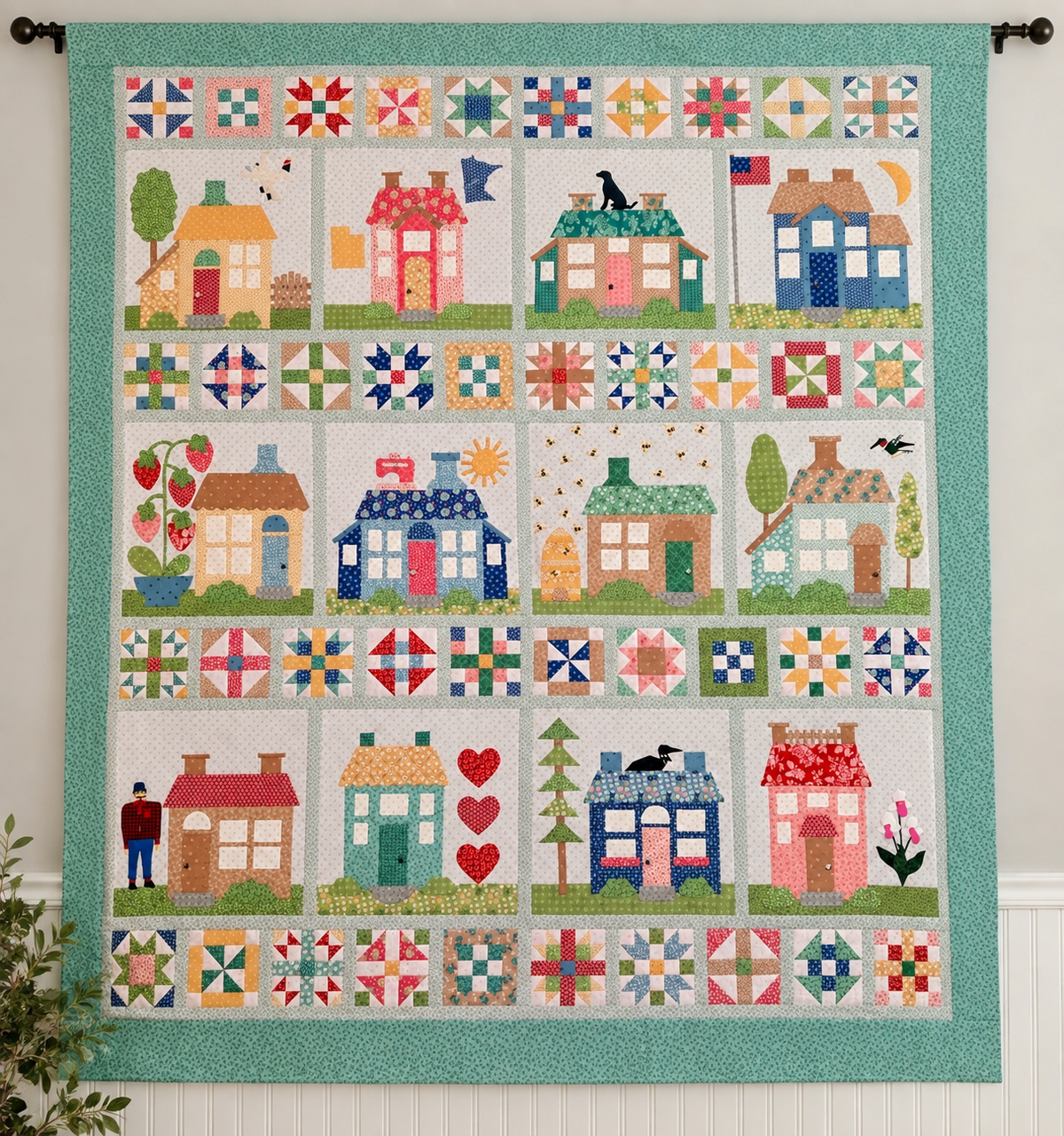 Making Home Town Your Own: Barb’s Beautifully Personalized Quilt