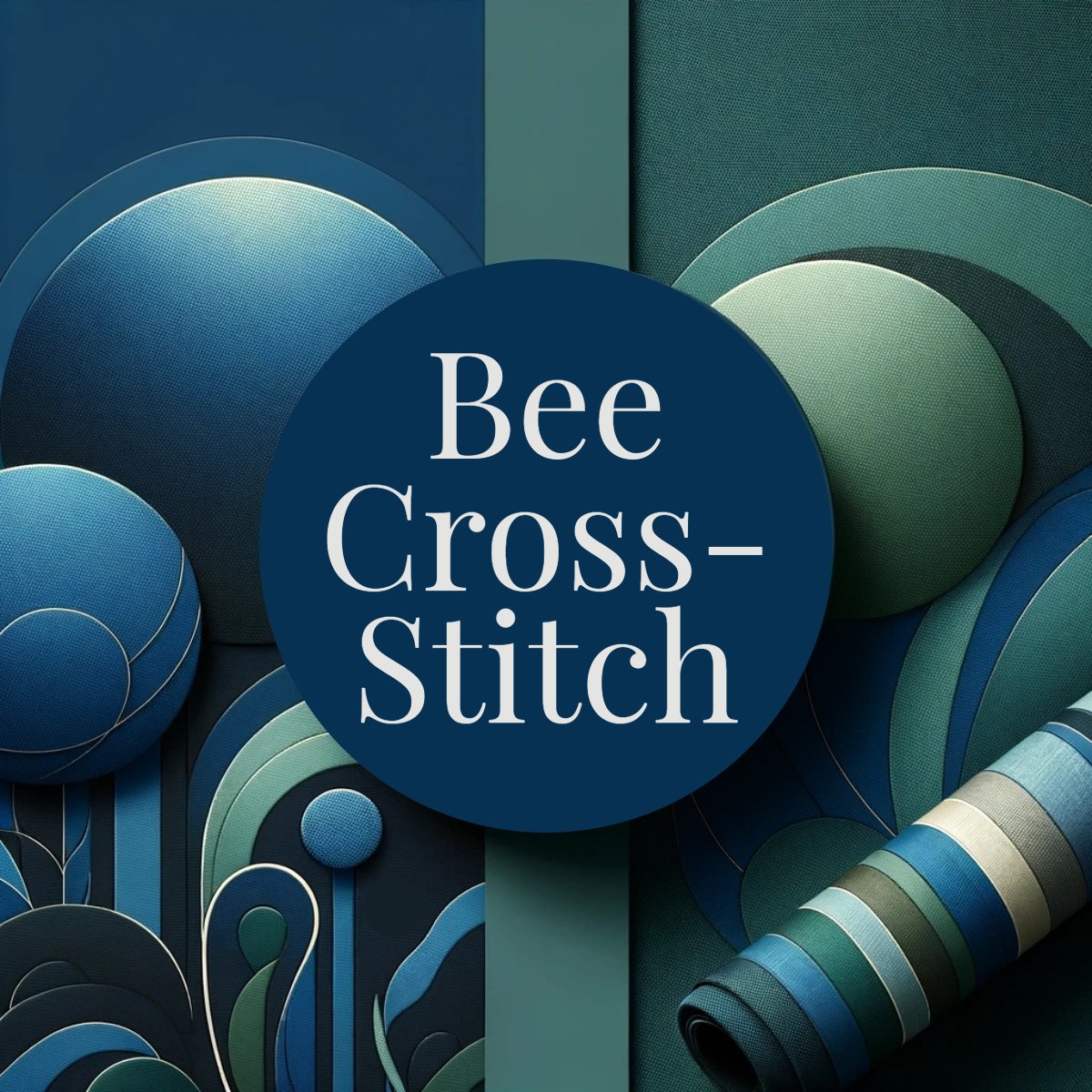 Bee Cross Stitch - Justin Fabric
