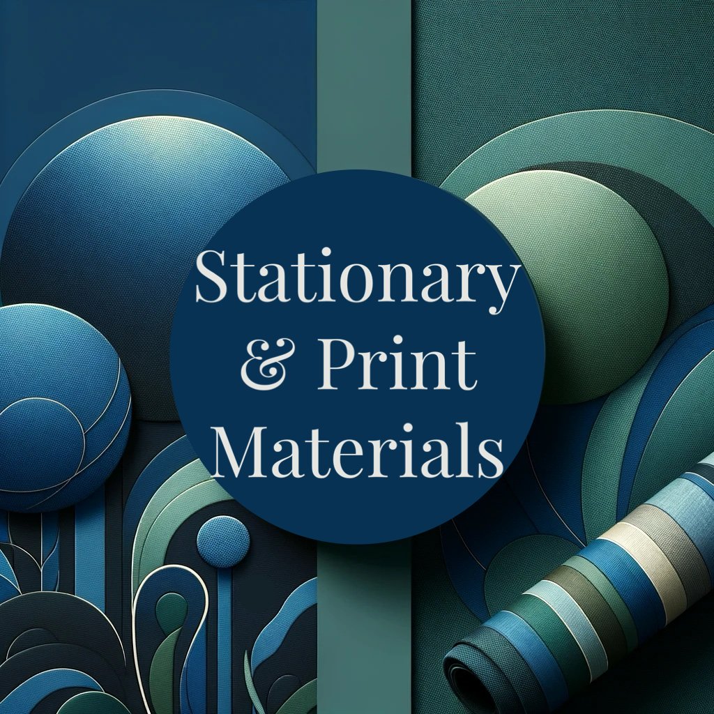 Stationary & Print Materials - Justin Fabric