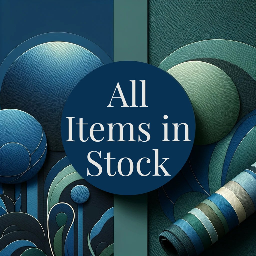 A diverse collection of fabrics and quilting supplies currently available and in stock at Justin Fabric.