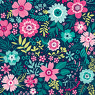 Secret Garden Navy Yardage by Shelly Cavanna | Benartex