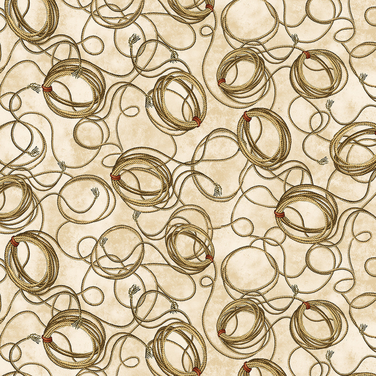 Yellowstone Ecru Lasso Yardage | Benartex