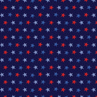 Faith, Family, Freedom Stars of Freedom Navy Patriotic Yardage by Nicole DeCamp | Benartex