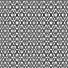 Blessed Nest Daisy Medallion Black/White Yardage by Shannon Roberts | Benartex