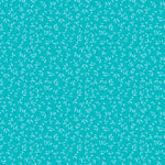 Flora & Fauna Midnight Leaves Turquoise Yardage by Amanda Murphy | Benartex (Copy)