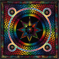 Nightshade Multi Quilt Kit Batik Cotton by Jacqueline de Jonge | Windham