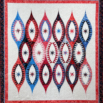 Winter Whisper Batik Quilt Kit by Jacqueline de Jonge | Anthology Fabrics