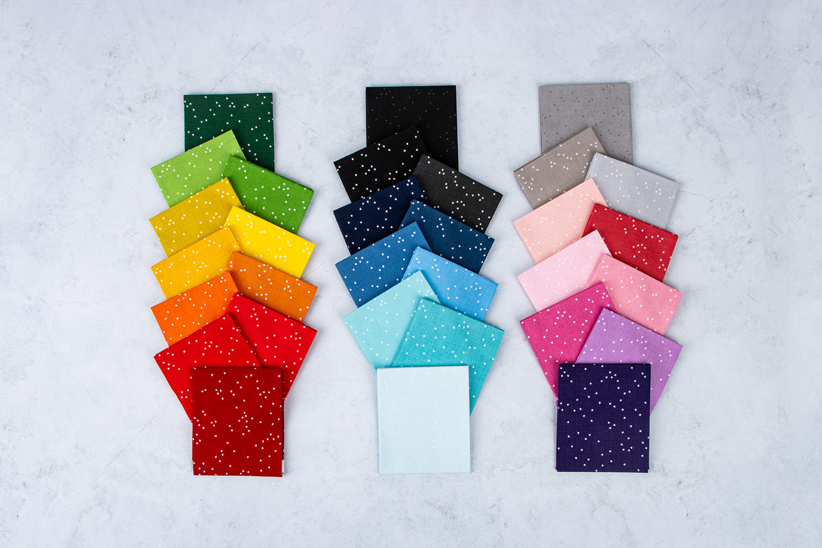 Blossom Fat Quarter Bundle by Christopher Thompson 31 pcs | Riley Blake Designs laid in rows