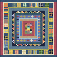 Handloom Basic Crossroads Multi Quilt Kit by Tara Faughnan | Windham