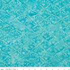 Bayou Blues Sirens Batik Fabric Swatch - Mystical Patterns