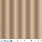 Prairie Ticking Chestnut Yardage by Lori Holt | Riley Blake Designs