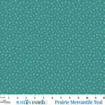 Prairie Mercantile Teal Yardage by Lori Holt | Riley Blake Designs