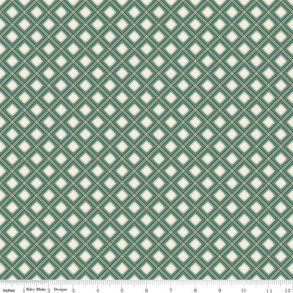 Yuletide Forest Plaid Sage End of Bolt by Katherine Lenius | Riley Blake Designs