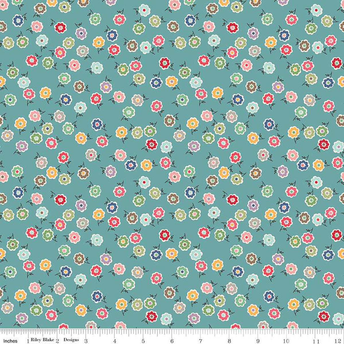 Bee Dots Patricia Raindrop by Lori Holt | Riley Blake Designs #C14161-RAINDROP