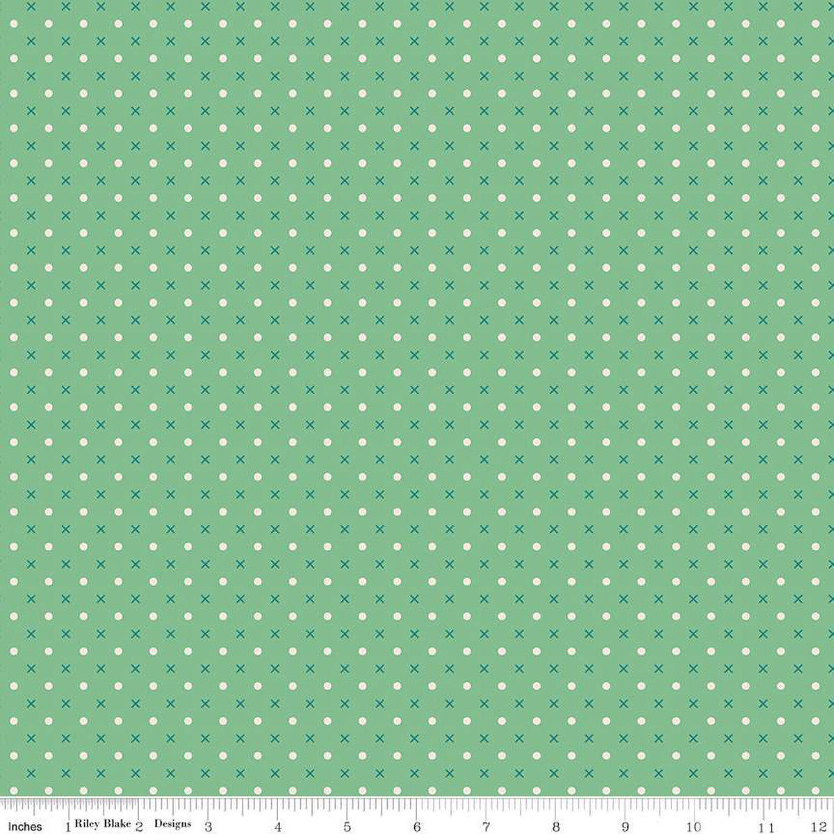 Bee Dots Mary Leaf by Lori Holt | Riley Blake Designs #C14178-LEAF