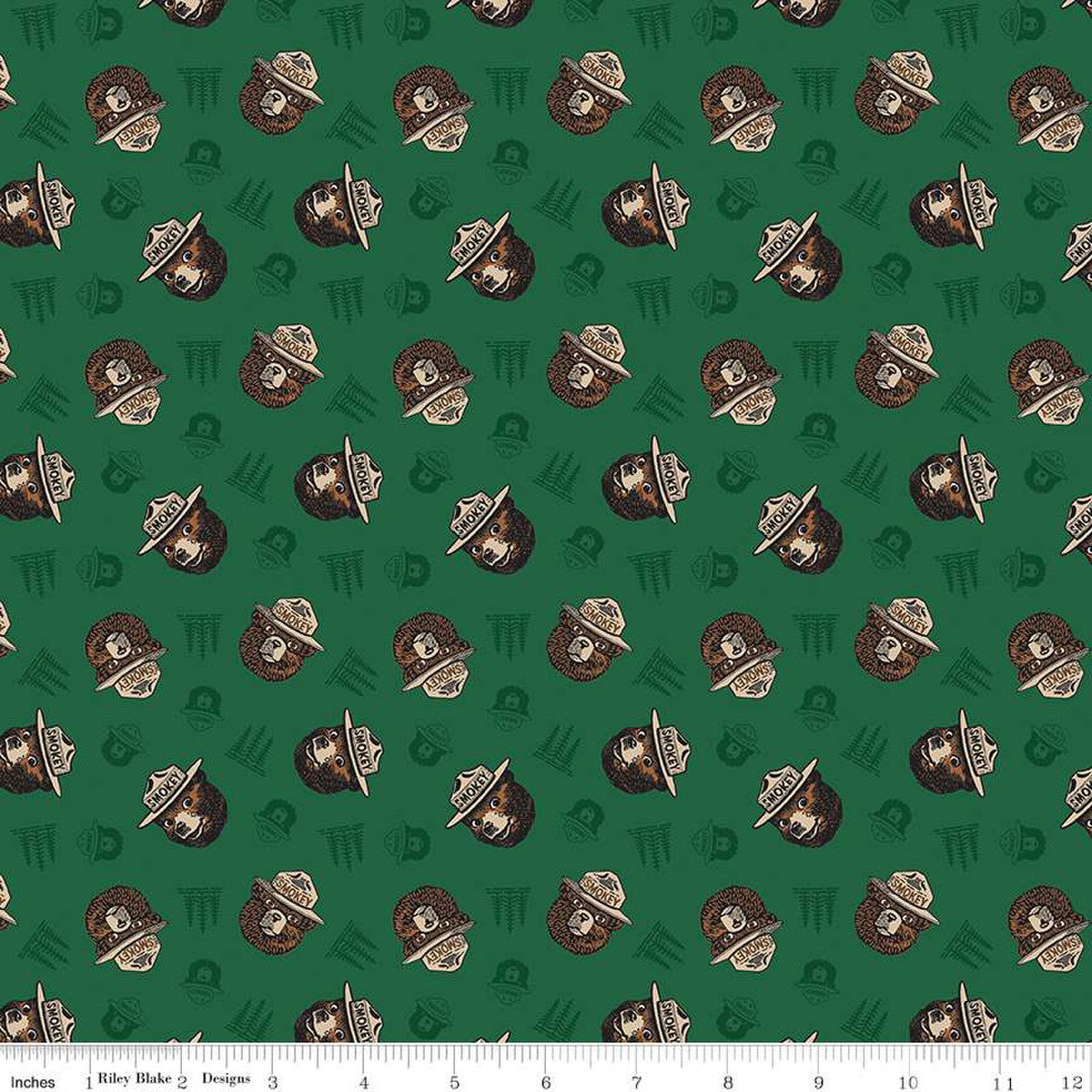 Only You Smokey Toss Forest Cotton Yardage | Riley Blake Designs