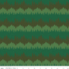 Only You Tree Stripe Forest Cotton Licensed Yardage | Riley Blake Designs rows of trees and mountains in shades of green