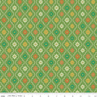 Autumn Afternoon Moroccan Tile Green Yardage by Heather Peterson | Riley Blake Designs SKU #C14874-GREEN