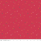 Autumn Afternoon Hexi Dots Berry Yardage by Heather Peterson | Riley Blake Designs SKU #C14879-BERRY