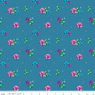 Bloom Moonlit Teal End of Bolt by Kristy Lea | Riley Blake Designs