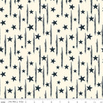 American Honor Stars & Stripes Cream Yardage by Vicki Gifford | Riley Blake Designs