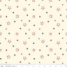 American Honor Stars Cream Yardage by Vicki Gifford | Riley Blake Designs