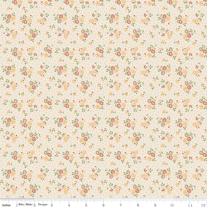 Baked with Love Blessings Autumn Yardage by Lori Holt | Riley Blake Designs