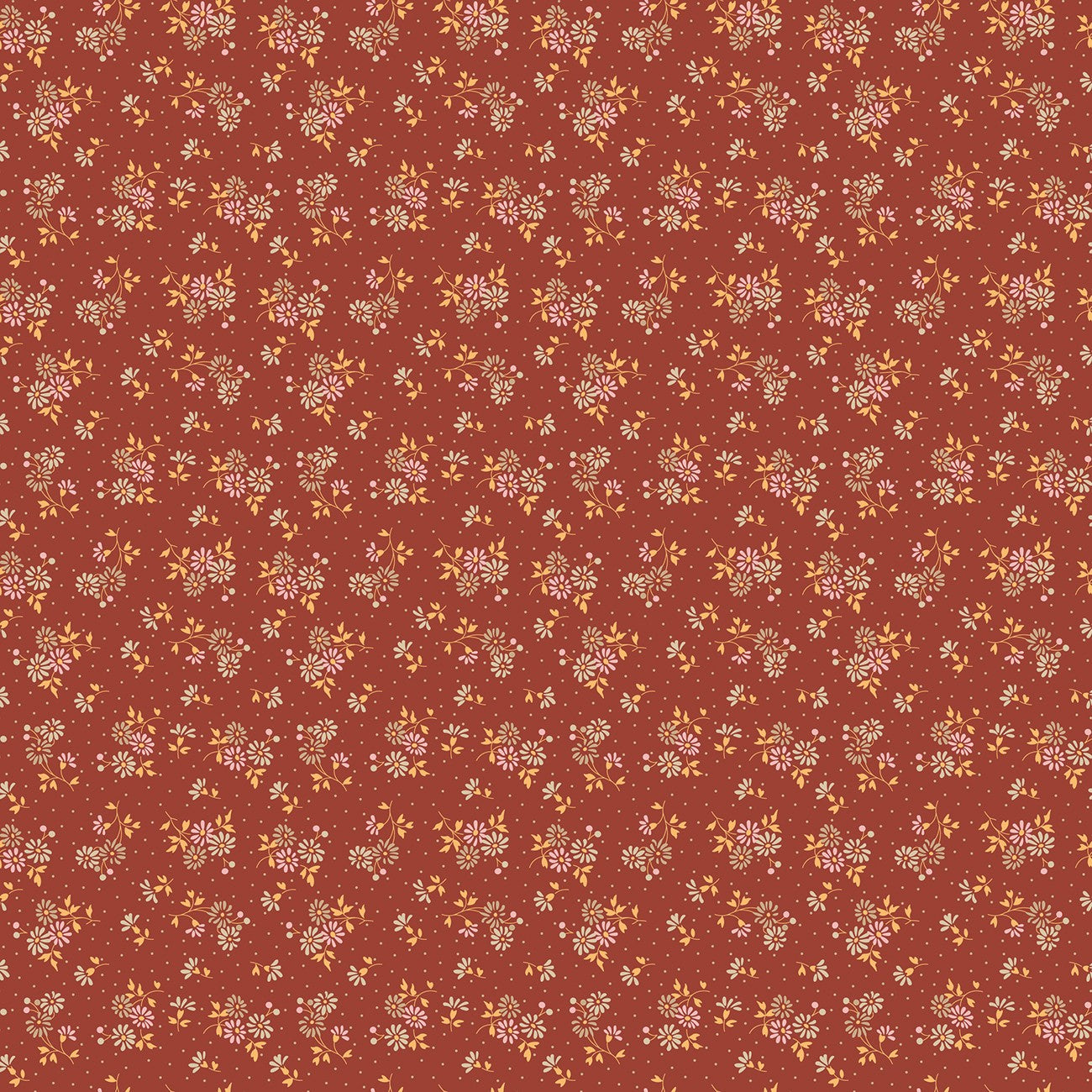 Baked With Love Blessings Terracotta Yardage by Lori Holt | Riley Blake Designs