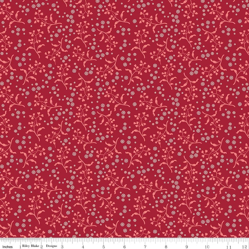 Baked with Love Apron Cherry Tart Cherrytart Yardage by Lori Holt | Riley Blake Designs