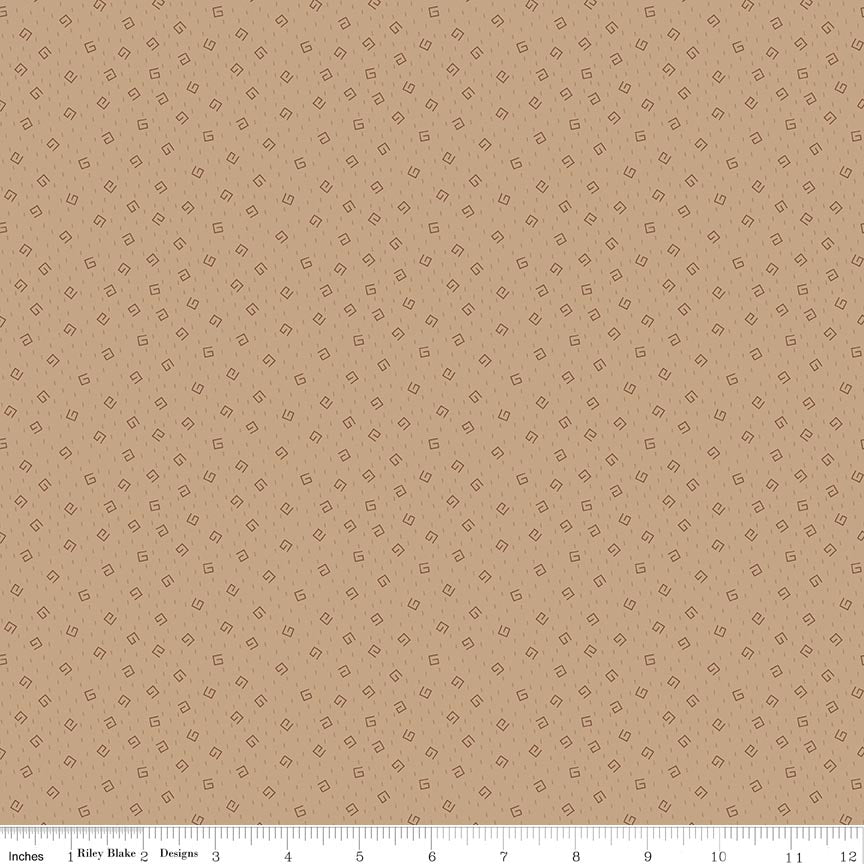 Baked with Love Comfort Tea Dye Teadye Yardage by Lori Holt | Riley Blake Designs