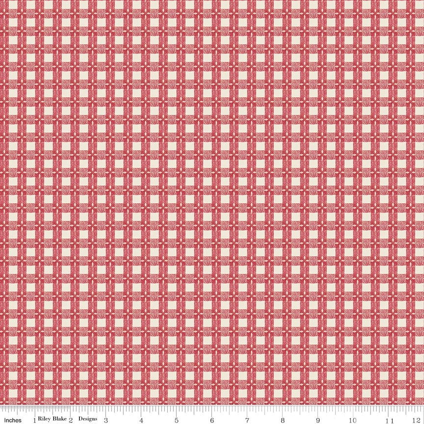 Baked with Love Tablecloth Schoolhouse Yardage by Lori Holt | Riley Blake Designs