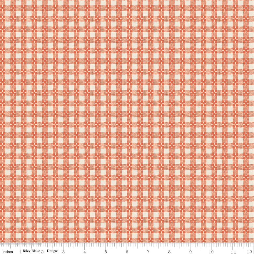 Baked with Love Tablecloth Squash Yardage by Lori Holt | Riley Blake Designs