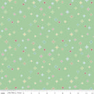 Cozy Christmas Sparkle Mint Cotton Yardage by Lori Holt | Riley Blake Designs #C5365-MINT
