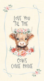 Til The Cows Come Home 24" Cream Panel   Timeless Treasures Till The Cows Come Home