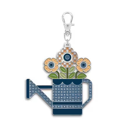 Lori Holt Enamel Happy Charm™ Watering Can | Flannel Yardage | Riley Blake Designs