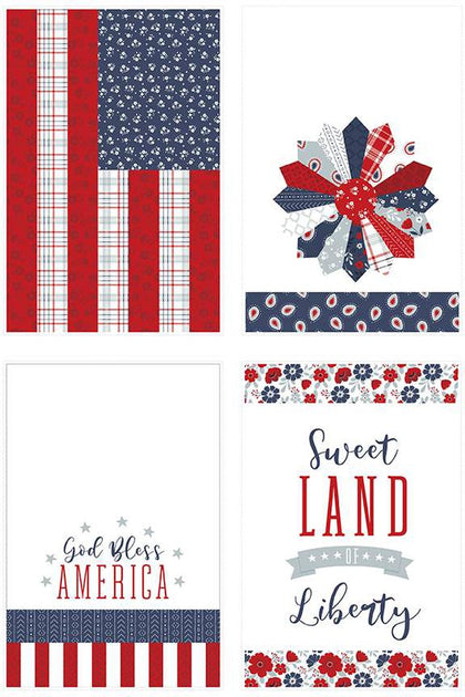American Beauty 36" x 54" Home Décor Tea Towel Panel | Riley Blake Designs
