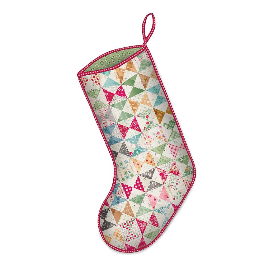 Home Town Holiday 2 Scrappy Tree Skirt Panel