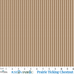 Prairie Ticking Chestnut Yardage by Lori Holt | Riley Blake Designs