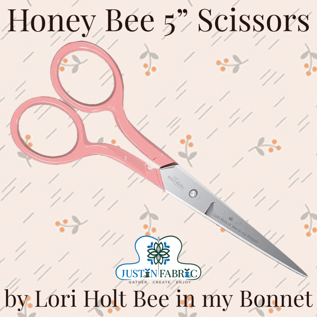 Coral Lori Holt 5 Scissors | Lori Holt of Bee in My Bonnet #ST-33033