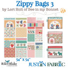 Zippy Bags 3 Home Décor Panel by Lori Holt | Riley Blake Designs Canvas Panel to make Bags featuring Bee Vintage 