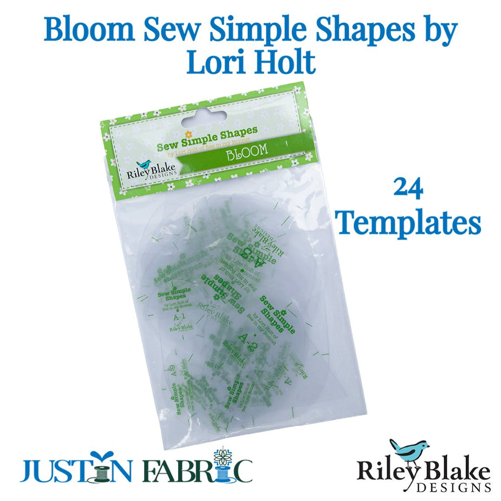 Lori Holt Bloom Sew Simple Shapes Templates Package - Riley Blake Designs