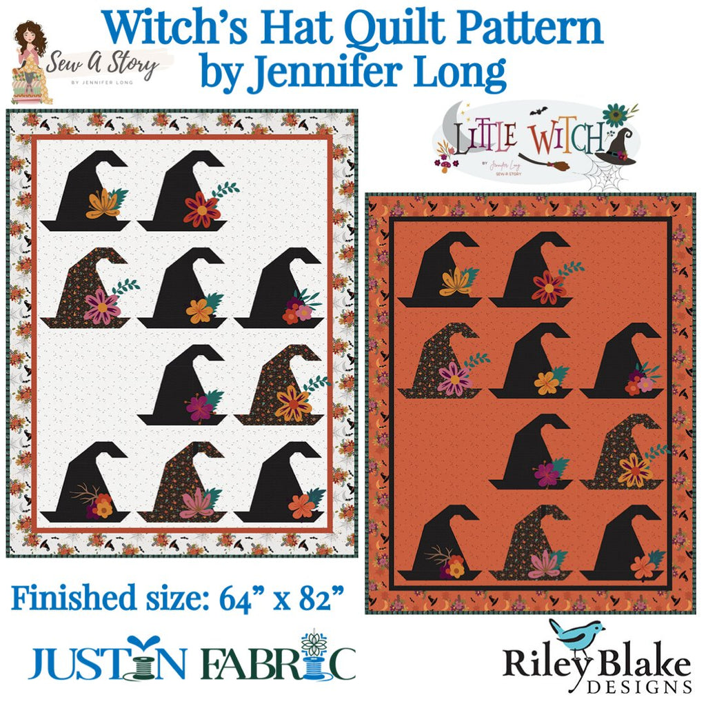 Witch's Hat Paper Quilt Pattern by Jennifer Long | Riley Blake Designs